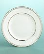 Martha Stewart Collection with Wedgwood "French Knot" Bread & Butter Plate in Silver, 6"