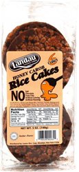 Landau Kosher Honey Carob Rice Cakes 6 Cakes
