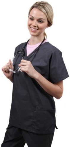 Under Scrub Women's Short Sleeve Under Scrub Top-Pink-S