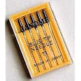 Janome Sewing Machine Blue Tip Embroidery Needle 5 ctpk
