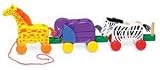 kids and infants educational toys item: Melissa & Doug Pull-Along Zoo Animals
