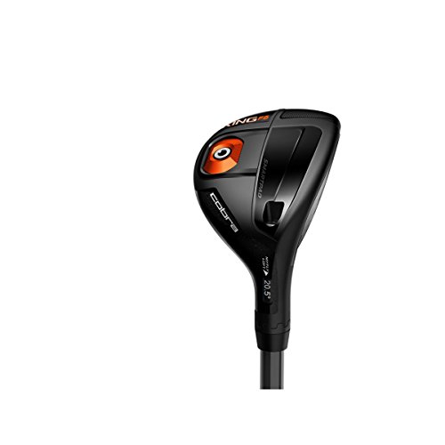 Cobra KING F6 Golf Hybrid Club (Men's, 22.0-25.0, Graphite, Regular, Right, 4H-5H), Black