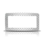 Cruiser Accessories 30830 Diamond License Plate Frame Chrome
