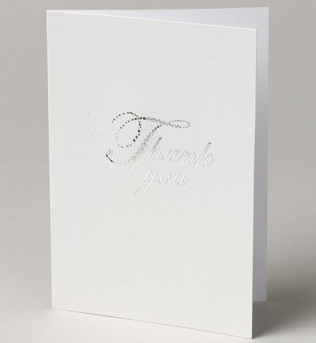 Personalise Your Own - Silver Diamant? Thank You Cards