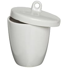 American Educational High Form Porcelain Crucible with Lid, 50ml Capacity (Bundle of 10)