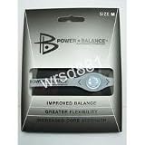 Power Balance Bracelet Clear w Black Letters Size Large Reviews photo