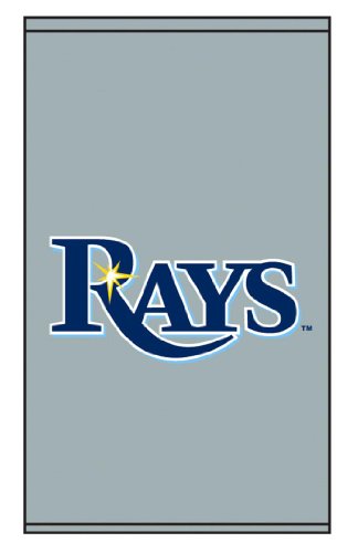 Roller Shades MLB tampa Bay Rays Jersey Logo - Grey Background 0576_0006