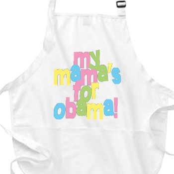 My Mamas for Obama Fun Design BBQ Apron
