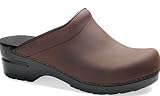 Sanita Karl in Antique Brown Oiled Leather - Factory 2nd