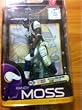 2010 MCFARLANE NFL SERIES 25 RANDY MOSS #84 WHITE JERSEY VARIANT COLLECTOR LEVEL SILVER CHASE NUMBER #561/1000 FOOTBALL ACTION FIGURE