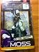 2010 MCFARLANE NFL SERIES 25 RANDY MOSS #84 WHITE JERSEY VARIANT COLLECTOR LEVEL SILVER CHASE NUMBER #561/1000 FOOTBALL ACTION FIGURE