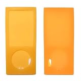 31rvrjaRY%2BL. SL160  Premium Orange Soft Silicone Gel Skin Cover Case for Apple iPod Nano 5th Gen 8GB / 16GB [Accessory Export Packaging]