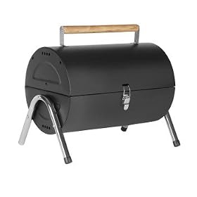 Portable Black Fold Up Barrel Bbq Barbecue