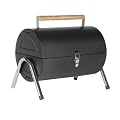 Portable Black Fold Up Barrel Bbq Barbecue
