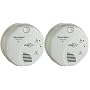 First Alert SA511CN2-3ST ONELINK Wireless Battery Operated Smoke Alarm with Voice Location, 2-Pack