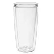 Clear 16 oz Insulated Beverage Tumbler, Clear
