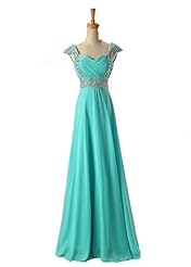 Sexy Sweetheart Off the Shoulder Chiffon Sequined Open-Back  Evening Dress/Prom Dress  With Rhinestones