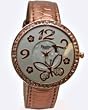 Ladies High Fashion Leather Band Watch<br>'Butterfly Beauty'