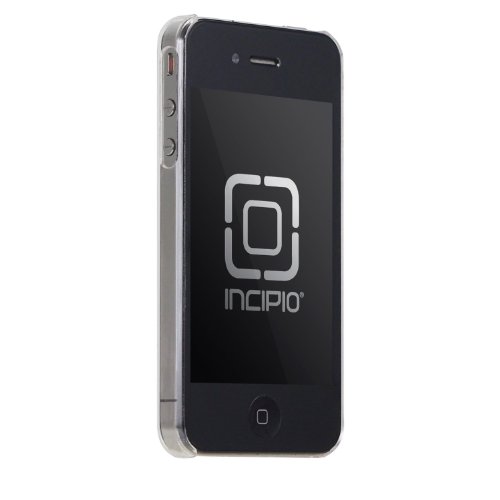 hard case or soft case for iphone:Incipio iPhone 4/4S feather Ultralight Hard Shell Case - 1 Pack - Carrying Case - Retail Packaging - Clear