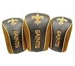 New Orleans Saints Mesh Golf Barrel Head Cover Set - Football Sports Merchandise