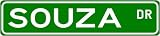 SOUZA Street Name Sign ~ Family Lastname Sign ~ Gameroom, Basement, Garage Sign