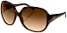 JLO by Jennifer Lopez Oversized Round Sunglasses (Tortoise), O/S, Tortoise/Gradient, 66368041