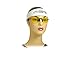 Rimless bifocal yellow sunglasses Unisex