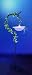 Smart Solar Magic Mist Hanging Magic Mist Floor Fountain - clear blue bowl