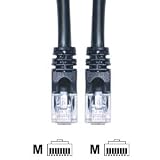 (5 PACK) 2 Feet RJ45 CAT 6E 550Mhz Molded Network Cable - Black