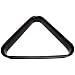 Economy Black Plastic Pool Ball TRIANGLE