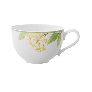 Villeroy and Boch Green Garland 8.5 Ounce Teacup, Set of 6 by