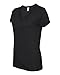 Anvil Womens Lightweight V-Neck T-Shirt (88VL)- White, S