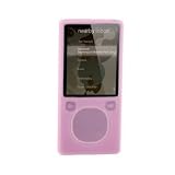 MICROSOFT ZUNE 4GB/8GB PINK Premium Silicone Skin Protective Silicon Cover Case With Armband And LCD