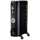 DeLonghi EW7707CB Safeheat 1500W ComforTemp Portable Oil-Filled Radiator - Black