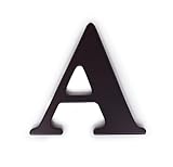Kids Line Espresso Wooden Letter, A