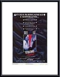 Fatal Attraction by unknown 17.00X11.00 Framed with Black Metal Frame