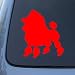 TOY POODLE - Dog - Vinyl Car Decal Sticker #1565 | Vinyl Color: Red