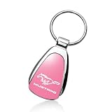 Ford Mustang Pink Tear Drop Key Chain