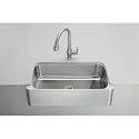 KOHLER K-3086-NA Verity Apron-Front Undercounter Kitchen Sink