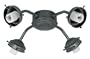 Hunter H22674 4-Light Iron Light Fitter