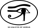 Eye of Horus Oval Bumper Sticker