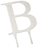Weddingstar 3 Inch H Brushed Silver Monogram - Letter B