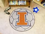 Illinois Fighting Illini Soccer Ball Mat