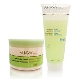 AHAVA Pure Spa (Mandarin - Cedarwood) (Dead Sea Liquid Salt + Body Sorbet Caress) 2 Piece Set