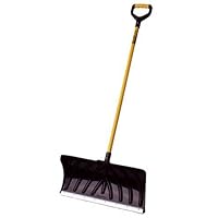 Suncast SPF2450 24-Inch Snow Shovel/Pusher with Fiberglass Handle And Wear Strip