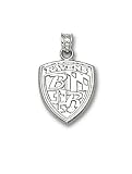 NFL Baltimore Ravens Sterling Silver Shield Logo Pendant