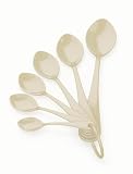 BlissHome, Nigella Lawson's Living Kitchen, Melamine Measuring Spoons, Cream