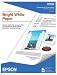 Epson Inkjet Premium Bright White Paper 8.5x11 500 Sht Bright White S041586 S041586