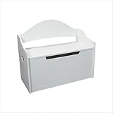 Gift Mark Toy Chest with Arched Back, White Gift Mark Toy Chest with Arched Back, White