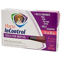 Hartz in Control Flea & Tick Drops for Dogs 16 to 30 Lbs.